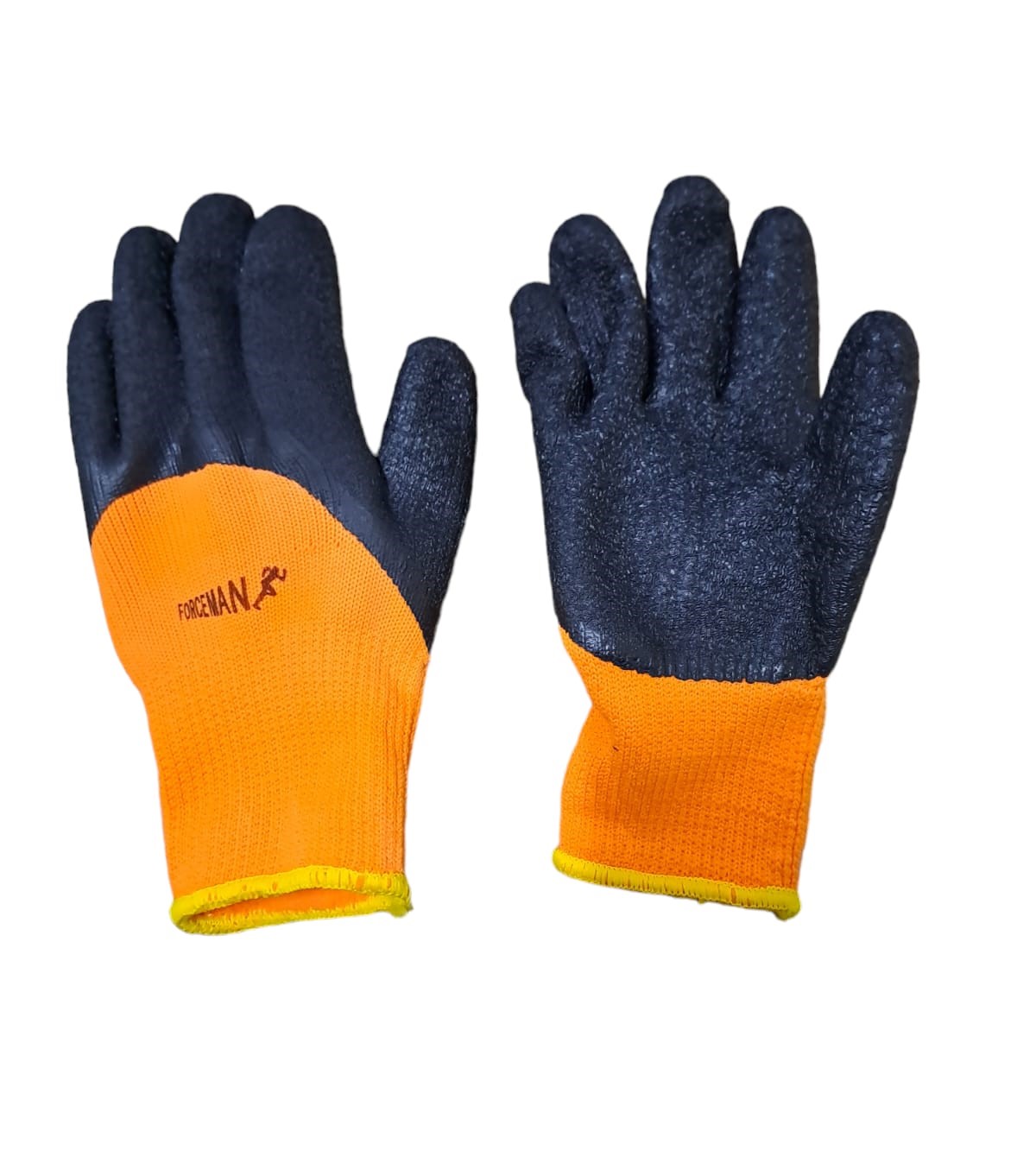 GUANTES DE GOMA NARANJA