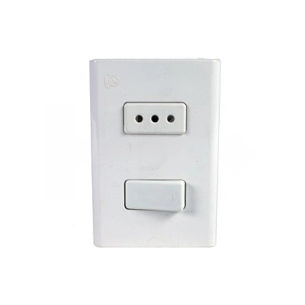 INTERRUPTOR SIMPLE + ENCHUFE 10A 20B/200C