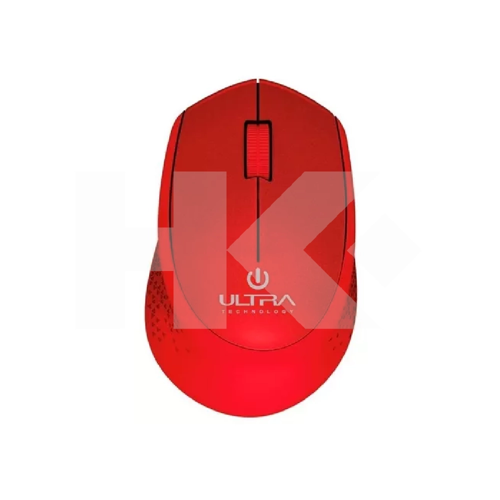 MOUSE OPTICO INALAMBRICO ROJO ULTRA