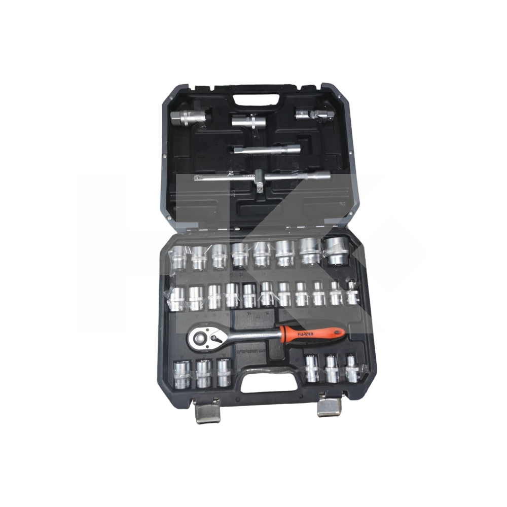 DADOS SET HARDEN 1/2" 32 PIEZAS EN MALETA