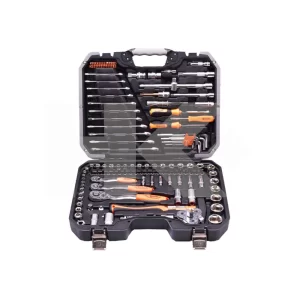 MALETA DE HERRAMIENTAS ELECTRICA 122 PZS. NEGRA HARDEN