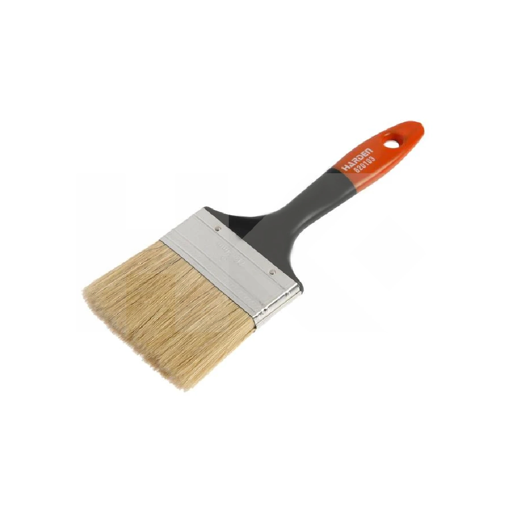 BROCHA PLASTICA 3" MANGO MADERA HARDEN
