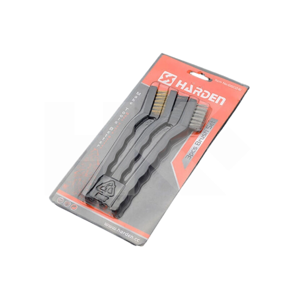 ESCOBILLAS LIMPIEZA SET 3 PIEZAS 175MM HARDEN