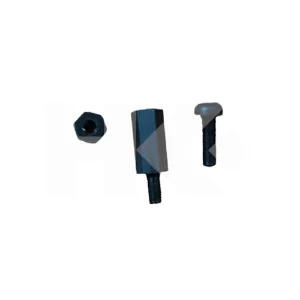 SEPARADOR TARJETA PLASTICO M3 12MM CON TUER. Y TORN.NEGRO