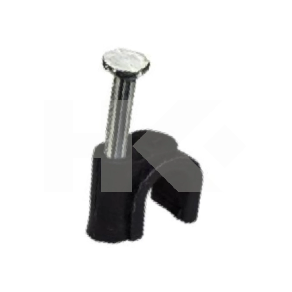 GRAMPA PARA CABLE REDONDO NEGRO 10MM (100)