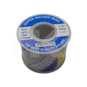 SOLDADURA EN ROLLO 0.7MM 60/40 250GR.