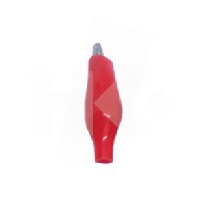 CLIPS 35MM CON FORRO PLASTICO ROJO