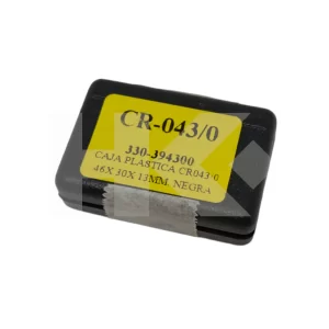 CAJA PLASTICA 46X 30X 13MM. NEGRA