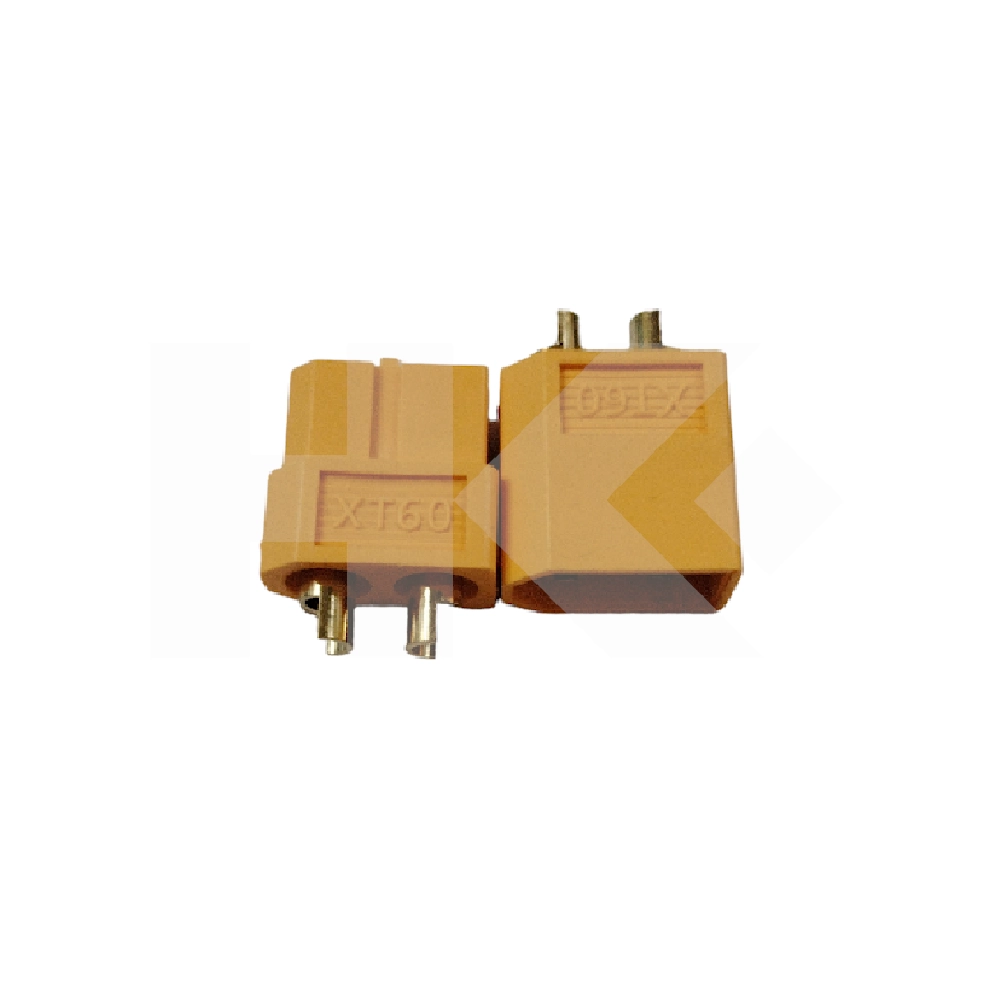 TERMINAL BALA XT60 X 2 CONTACTOS M/H AMARILLO - Imagen 3