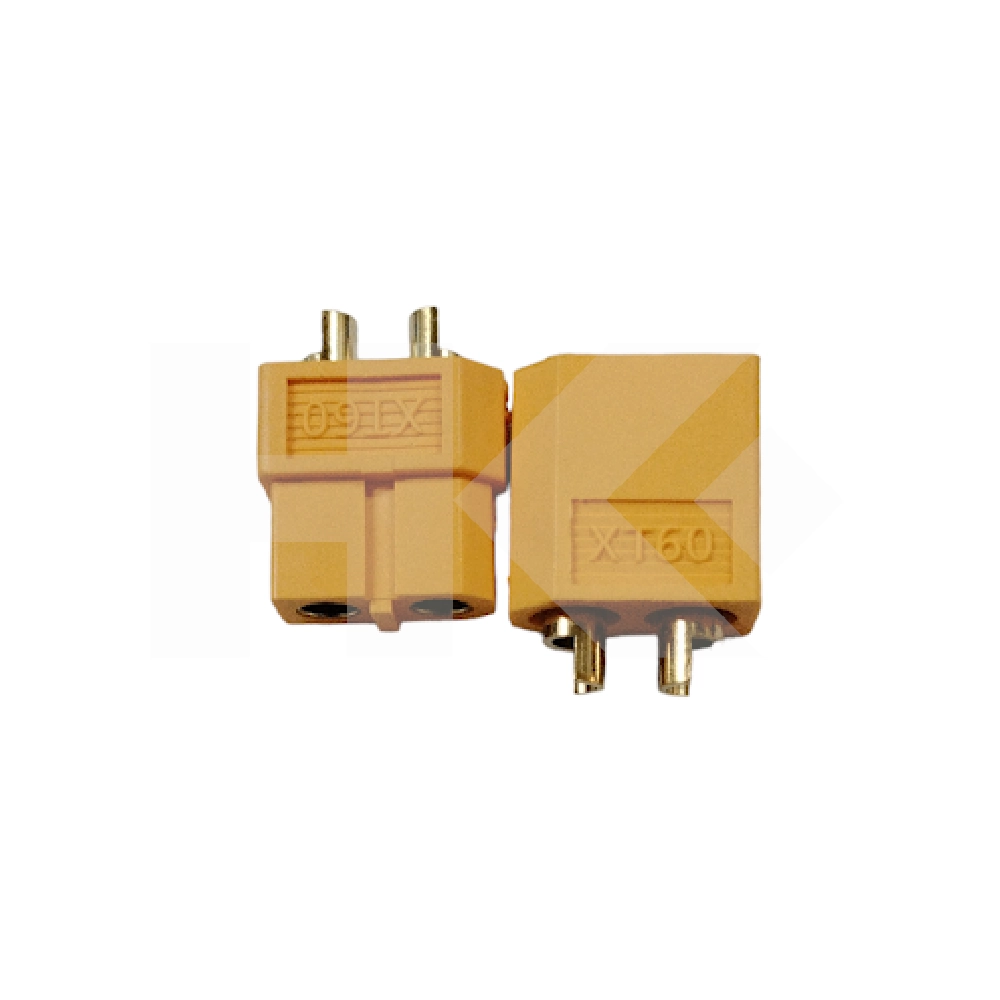 TERMINAL BALA XT60 X 2 CONTACTOS M/H AMARILLO - Imagen 2