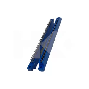PORTA PLACA 2X36 PARA SOLDAR AZUL