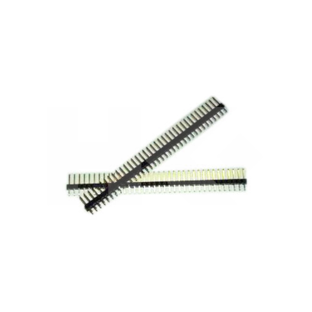 CONECTOR PIN HEADER 2.54MM 40 PIN MACHO CON IMPRESO