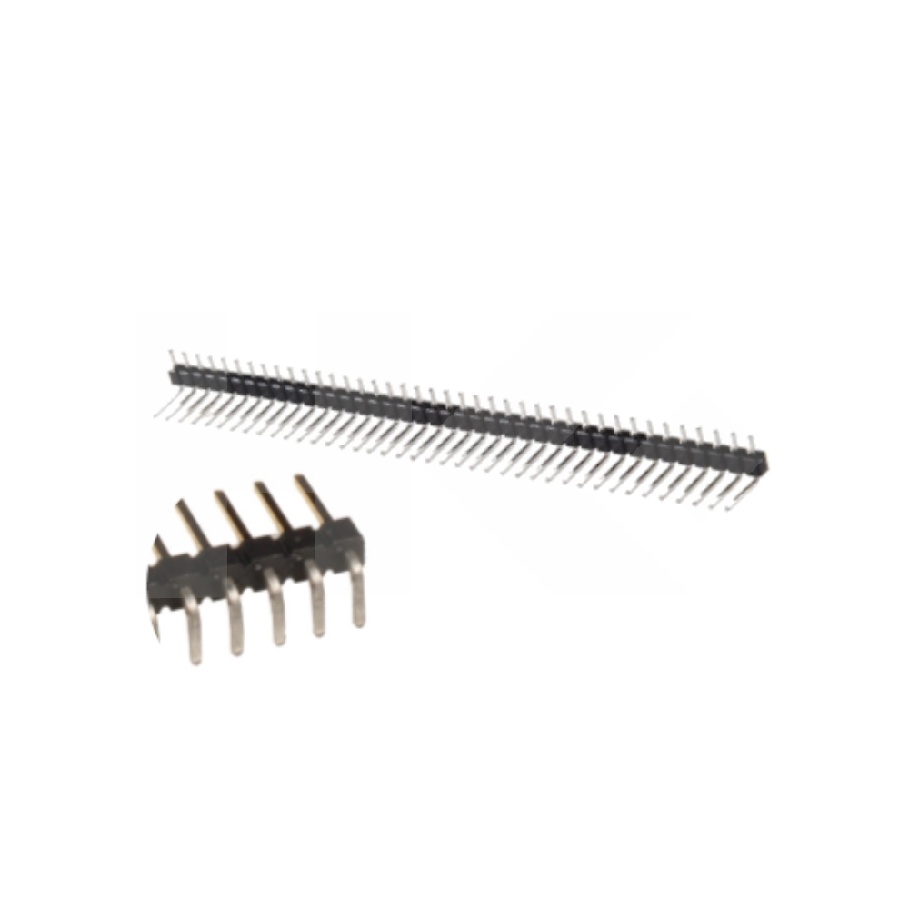 CONECTOR PIN HEADER 2.54MM 40 PIN MACHO CON IMPRESO 90?