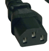 CABLE PODER PC MACHO 1.8 MT. 3 X 0.75MM 18AWG - Imagen 2