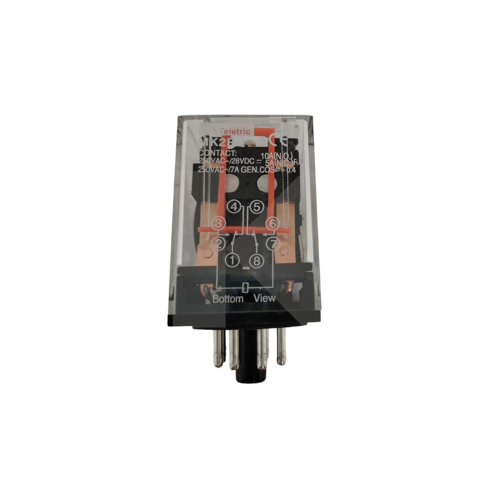 RELE 24VDC MK2 10A 250VAC OCTAL DPDT