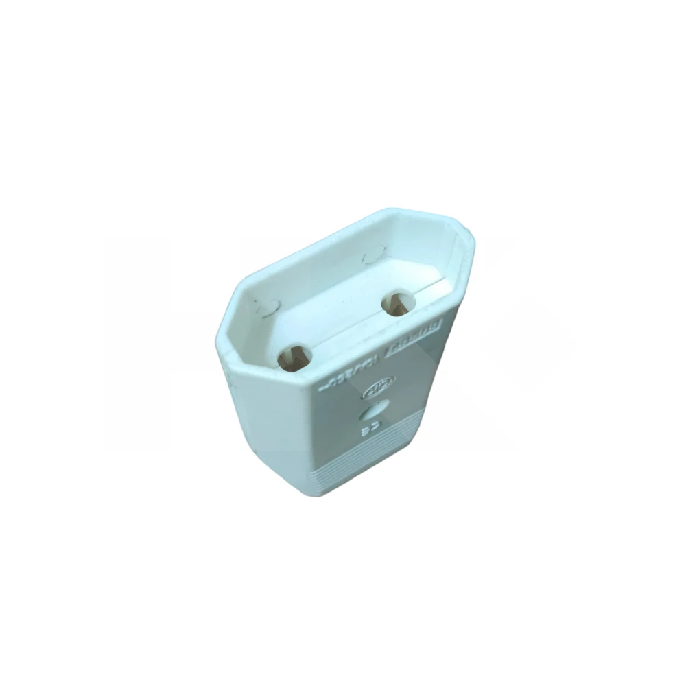 ENCHUFE HEMBRA VOLANTE CON PROTEC. 10A 250V BLANCO - Imagen 2
