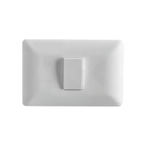 PLACA INTERRUPTOR SIMPLE BLANCO