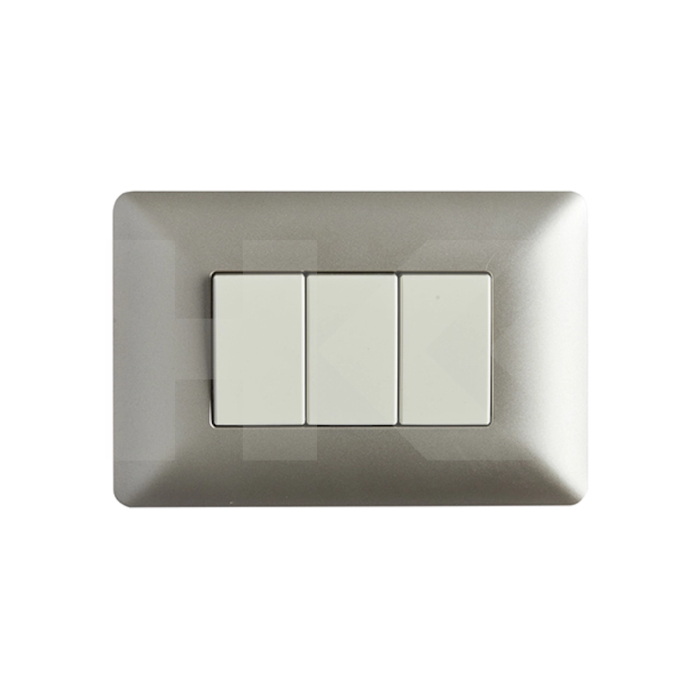 INTERRUPTOR PLACA TRIPLE 9/32 CHAMPAGNE