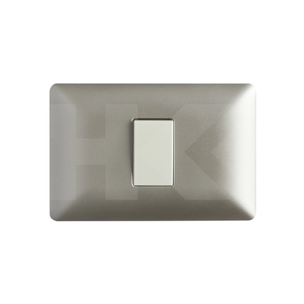 INTERRUPTOR PLACA SIMPLE CONMUTADOR 9/24 CHAMPAGNE