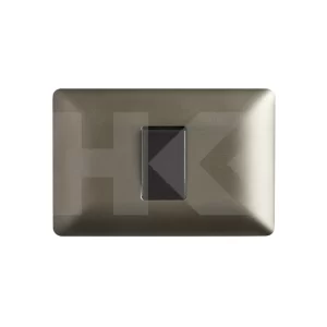 INTERRUPTOR PLACA SIMPLE CONMUTADOR 10A CAFE