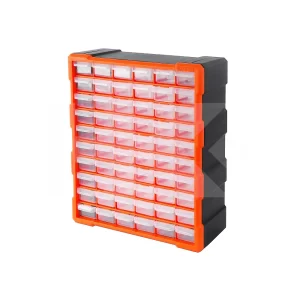 CAJA ORGANIZADORA PLASTICO 60 ESPACIOS CON DIVISION
