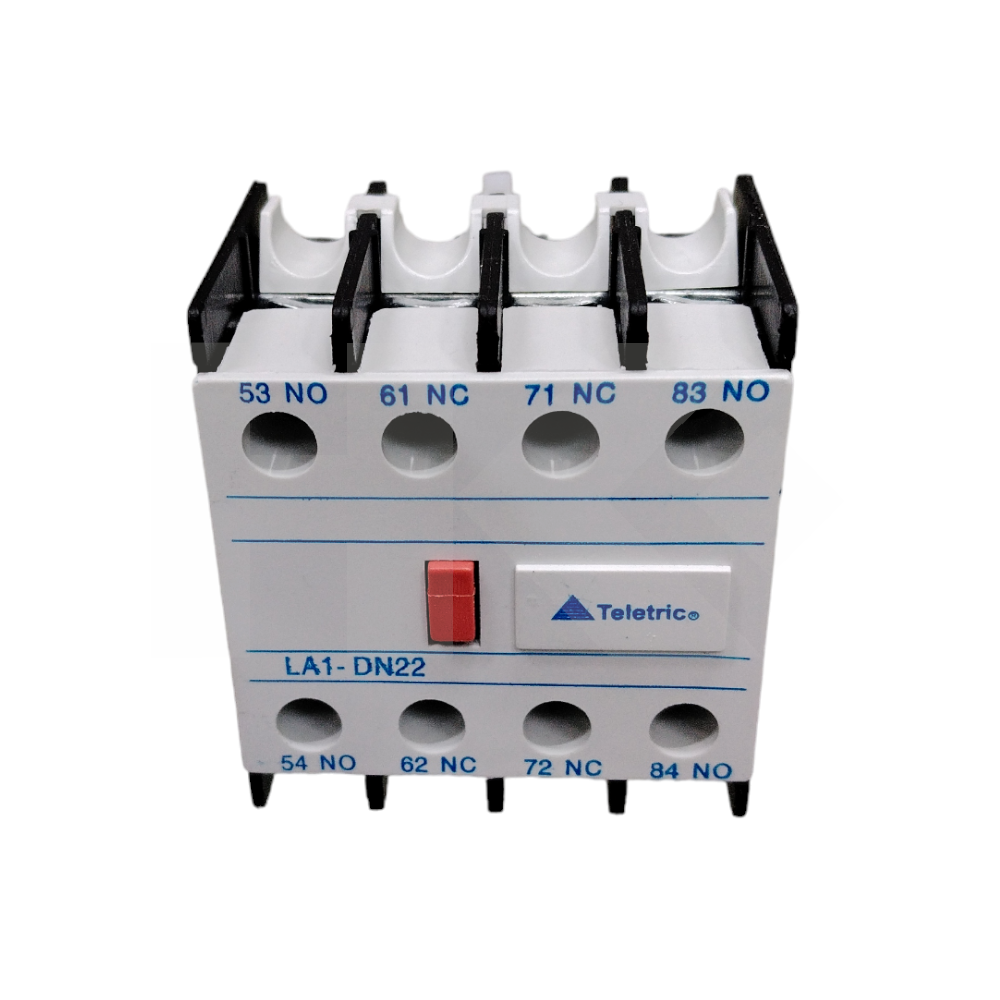 CONTACTO AUX. PARA CONTACTOR TELETRIC TCM-DN22 10A DOBLE