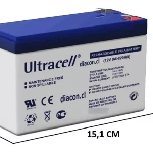 BATERIA 12V 9A ULTRACELL CICLO PROFUNDO