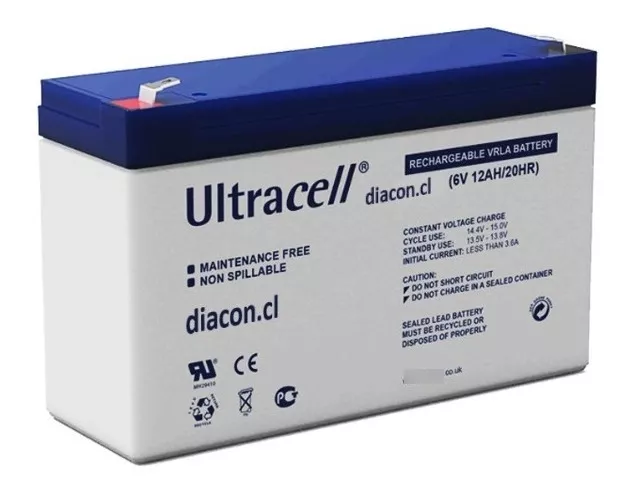 BATERIA 6V 12A ULTRACELL