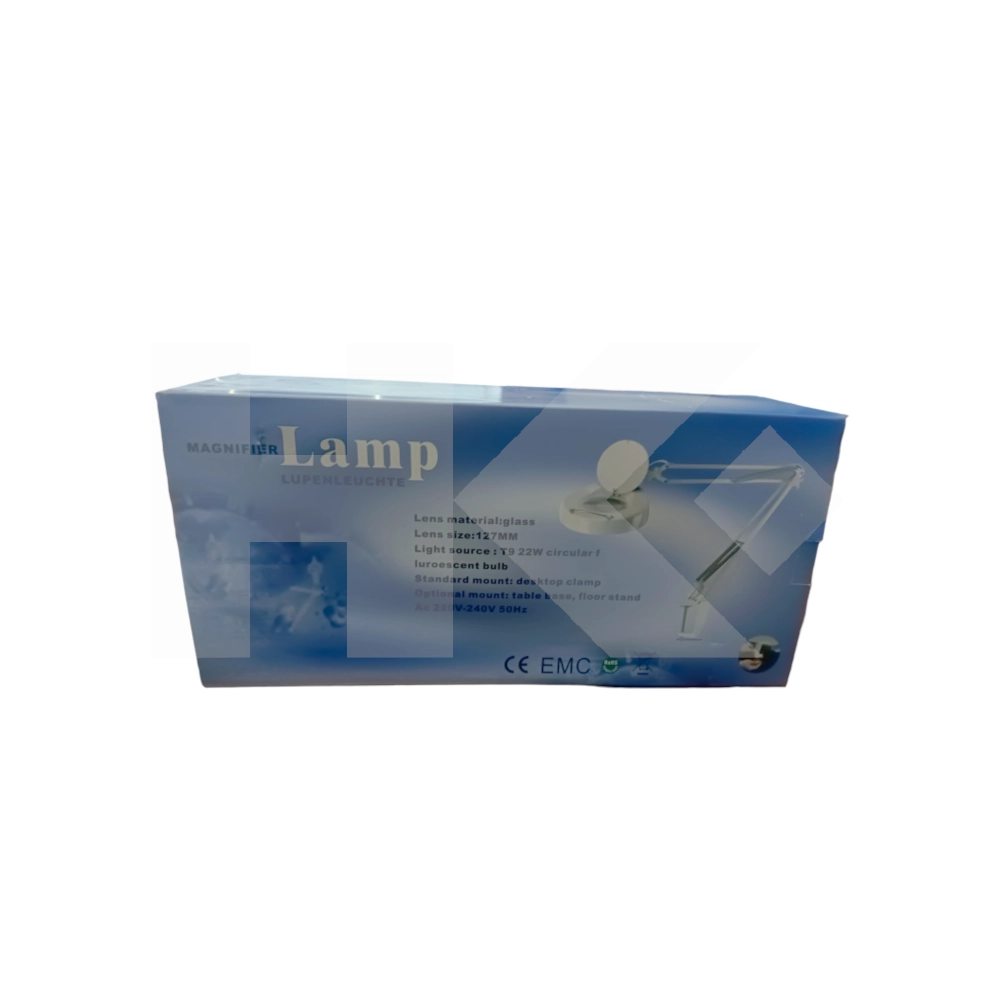 LAMPARA LUPA GENERICA 8064-D1C BRAZO FLEXIBLE 22 WATTS FLUO