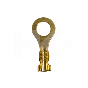 TERMINAL TIPO OJO BRONCE 4MM S/FUNDA