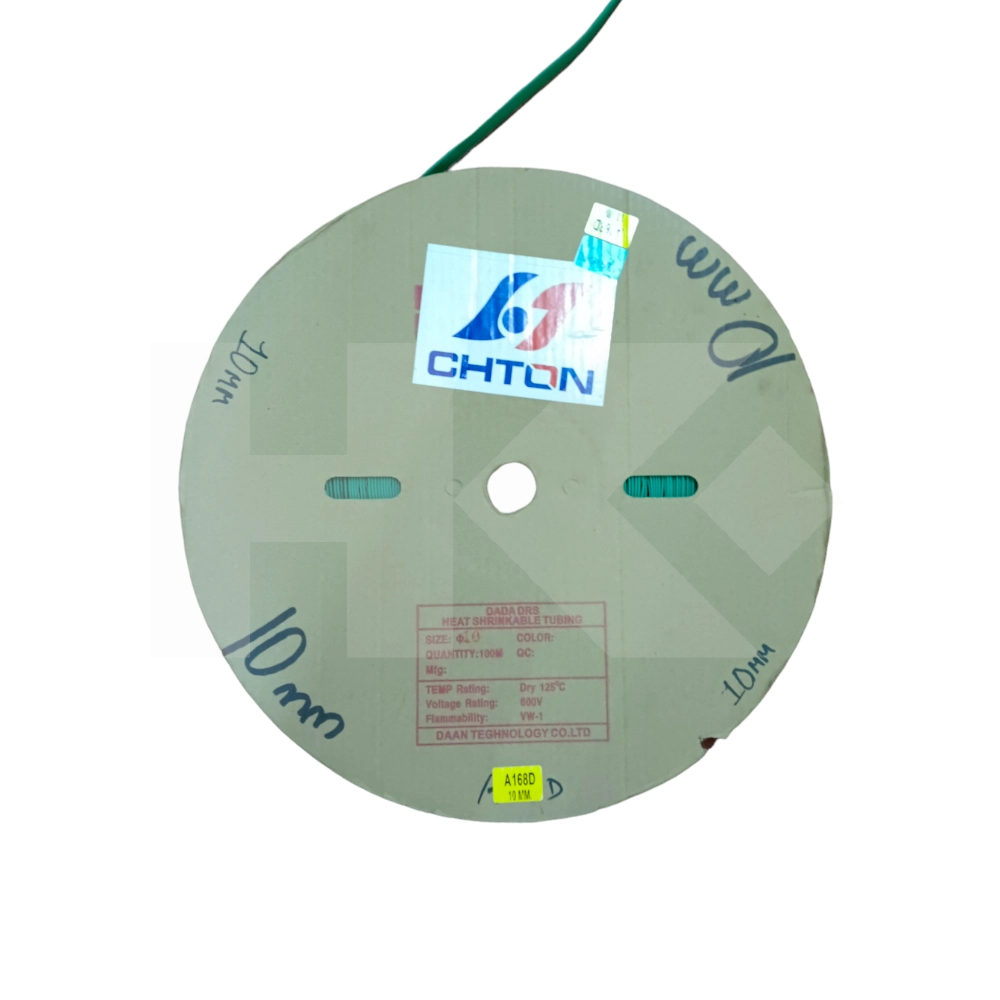 TERMORETRACTIL VERDE 10 MM.
