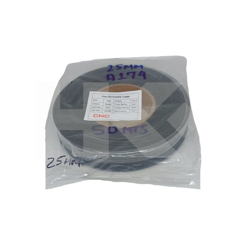 TERMORETRACTIL NEGRO 25 MM.