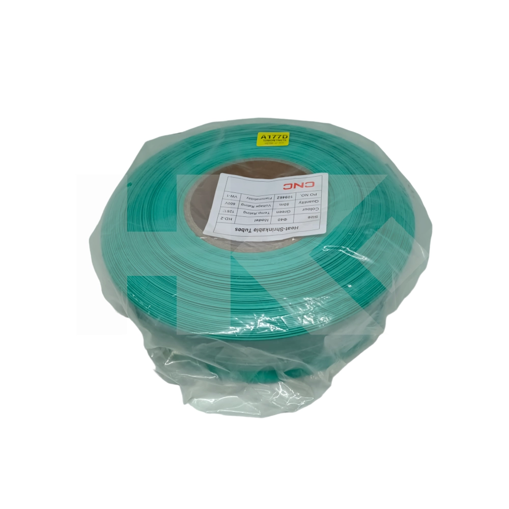 TERMORETRACTIL VERDE 40 MM.