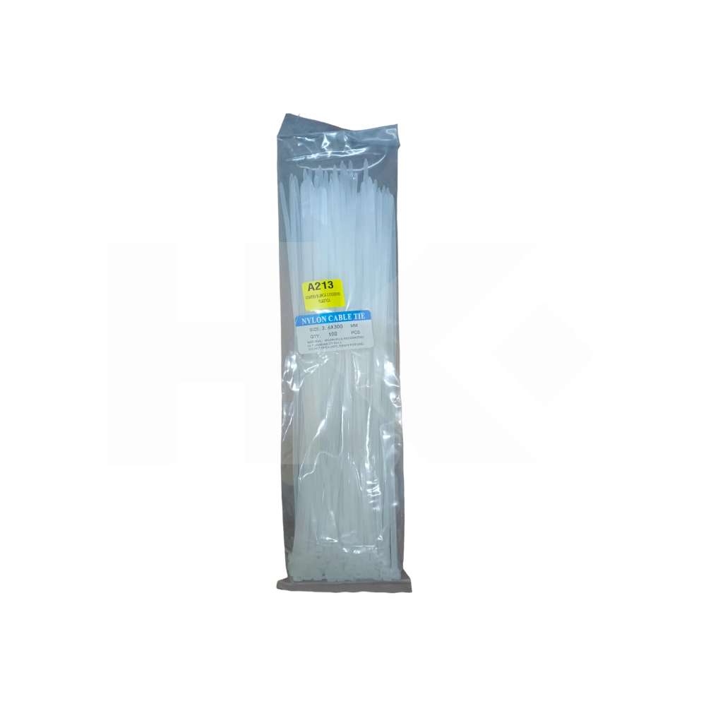 AMARRA BLANCA 3.6X300MM. PLASTICA