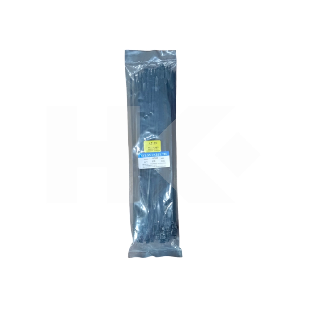 AMARRA NEGRA 3.6X300MM. PLASTICA
