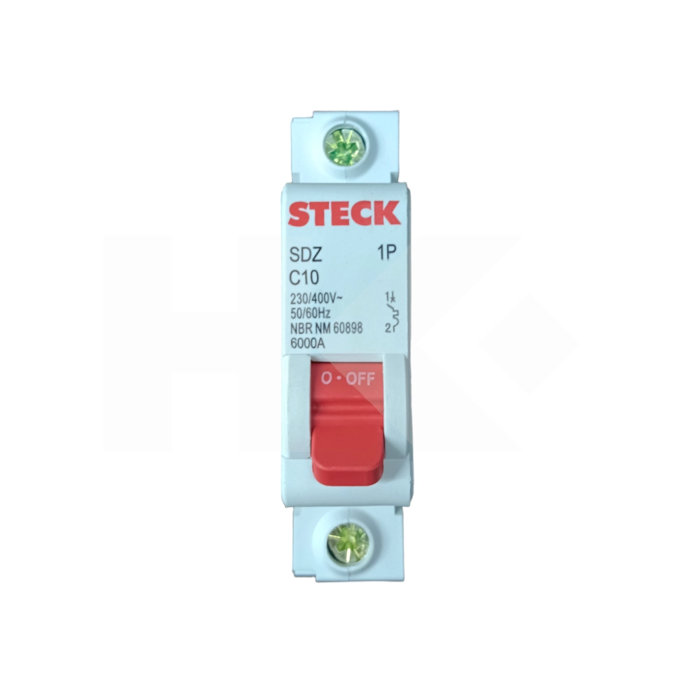 AUTOMATICO STECK 1P 10A 6KA CURVA C