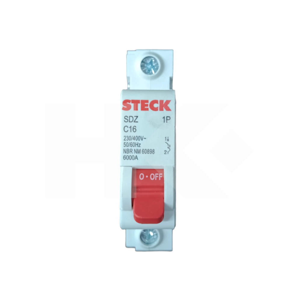 AUTOMATICO STECK 1P 16A 6KA CURVA C