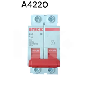 AUTOMATICO STECK 2P 20A 6KA CURVA C