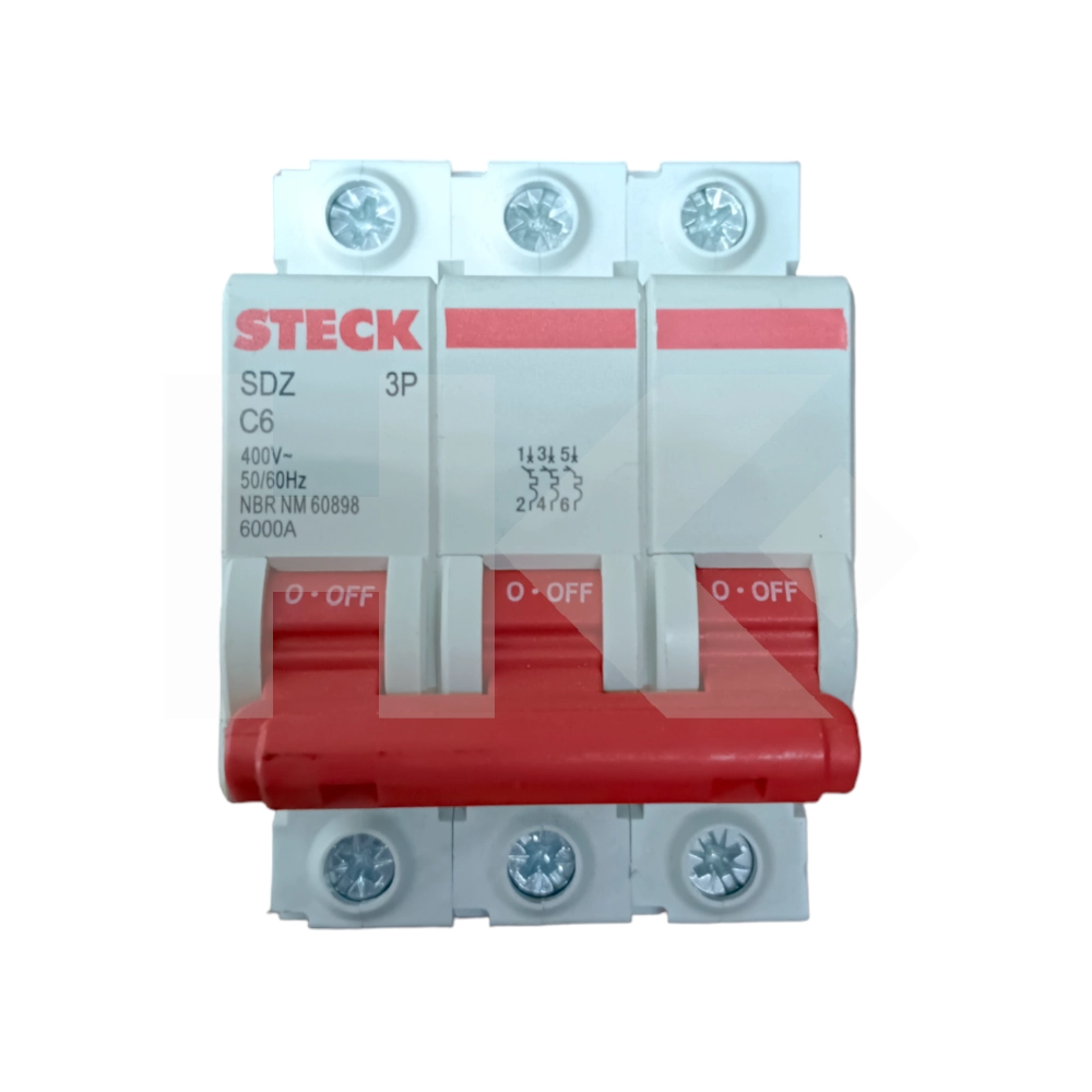 AUTOMATICO STECK 3P 6A 6KA CURVA C