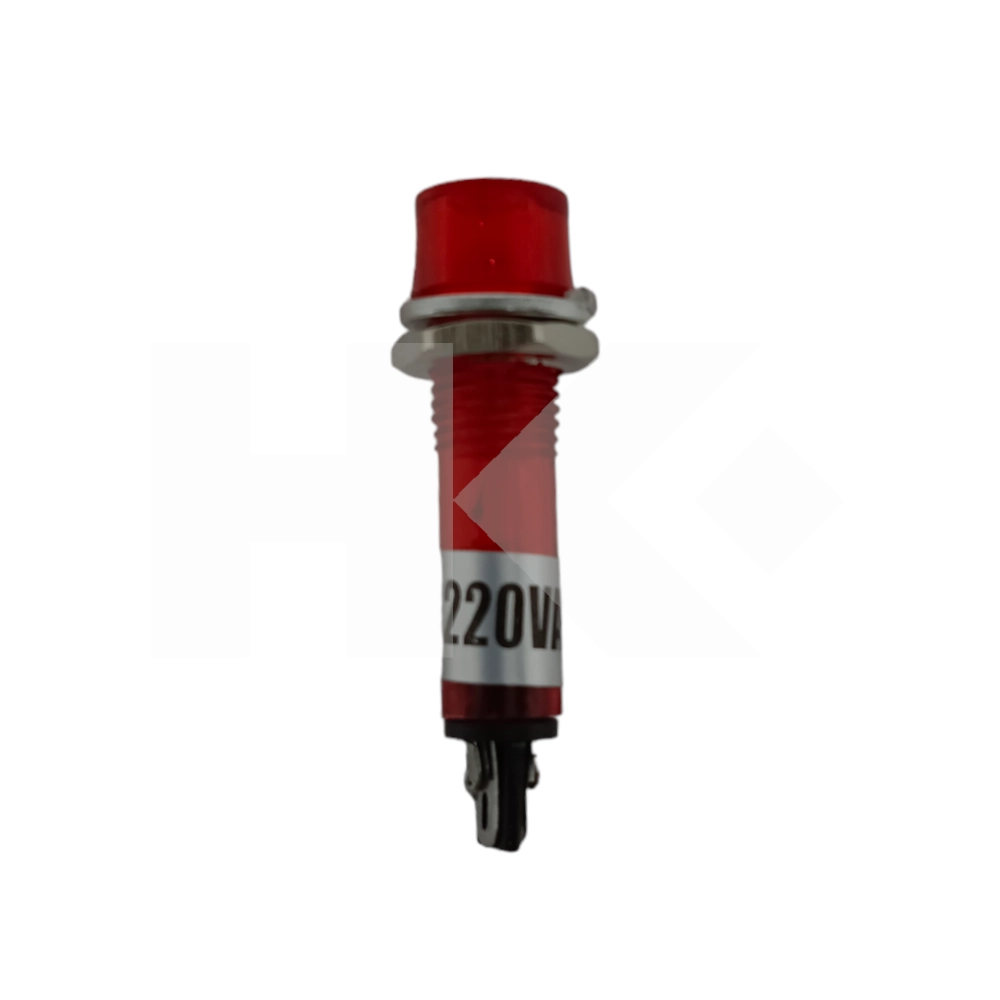 PILOTO 220VAC 9 X 28MM NEON BO593RD ROJO