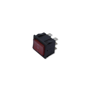INTERRUPTOR MODULAR ON-OFF-ON 6A 250VAC 6 PIN BOTON ROJO (MRS203)