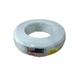 CABLE TELEFONICO REDONDO 4 COND. BLANCO ALAMBRE