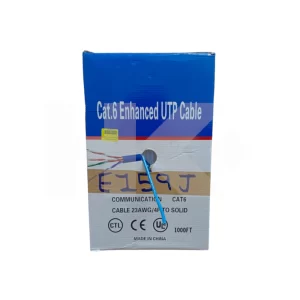 CABLE UTP CAT6 UNIFILAR AZUL ECONOMICO