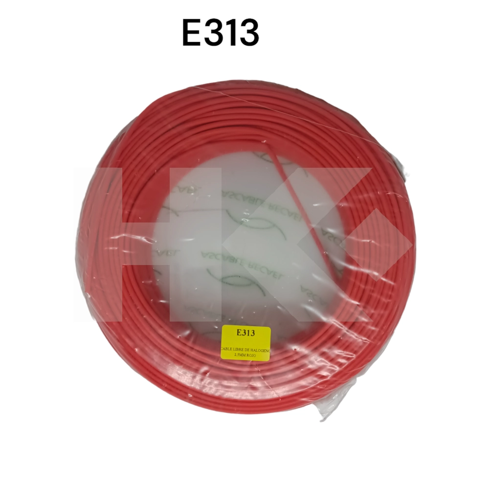 CABLE LIBRE DE HALOGENO 2.5MM ROJO