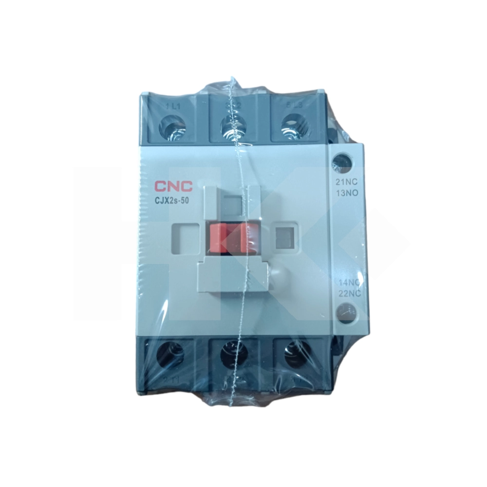CONTACTOR CNC CJX2S 3P 50A 220VAC NO/NC
