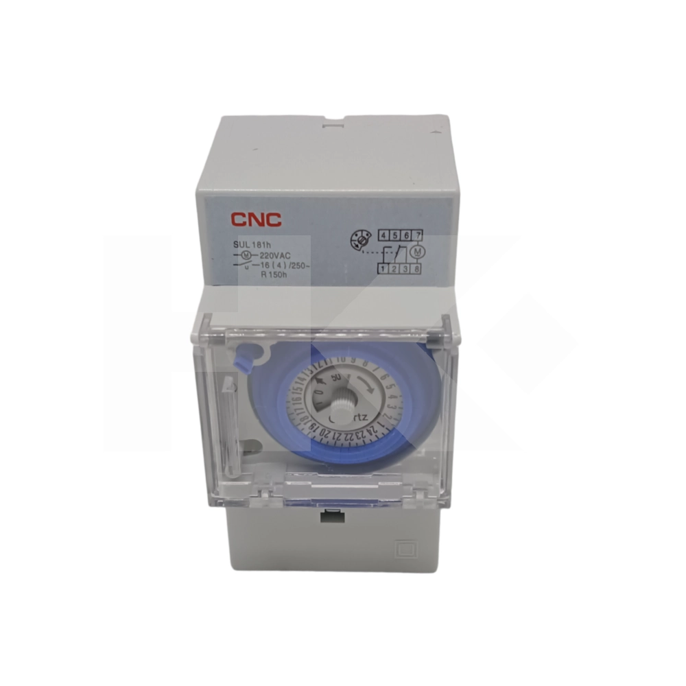 RELOJ ANALOGO 24-220VAC CON RESERVA 150HR.