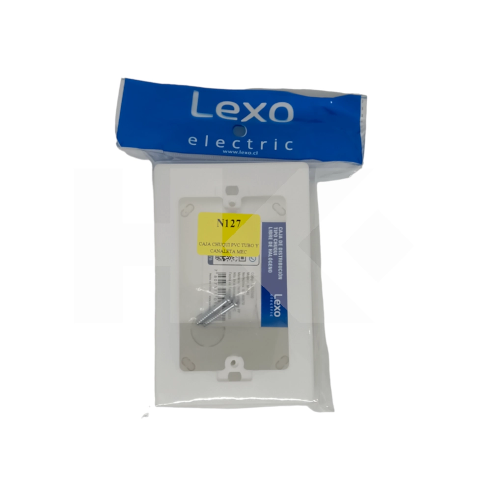 CAJA CHUQUI PVC TUBO Y CANALETA MEC