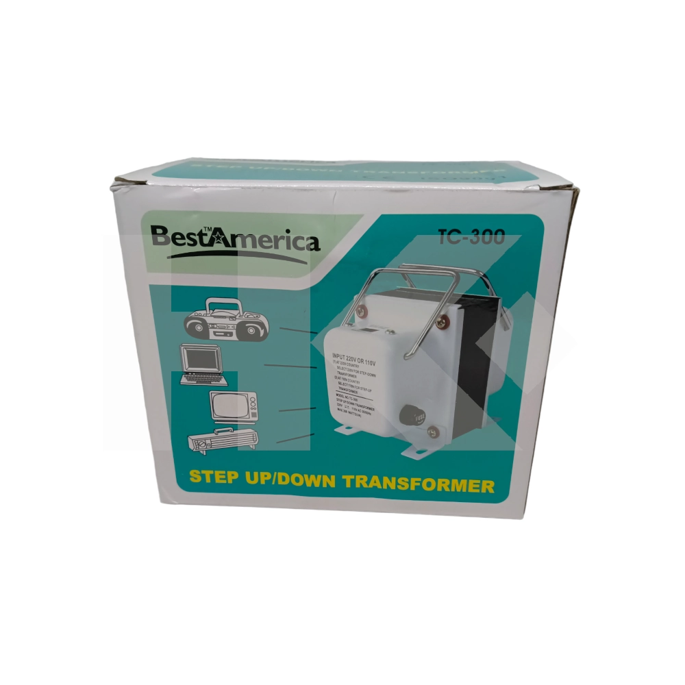 AUTOTRANSFORMADOR 300W 220-110VAC CON TIERRA