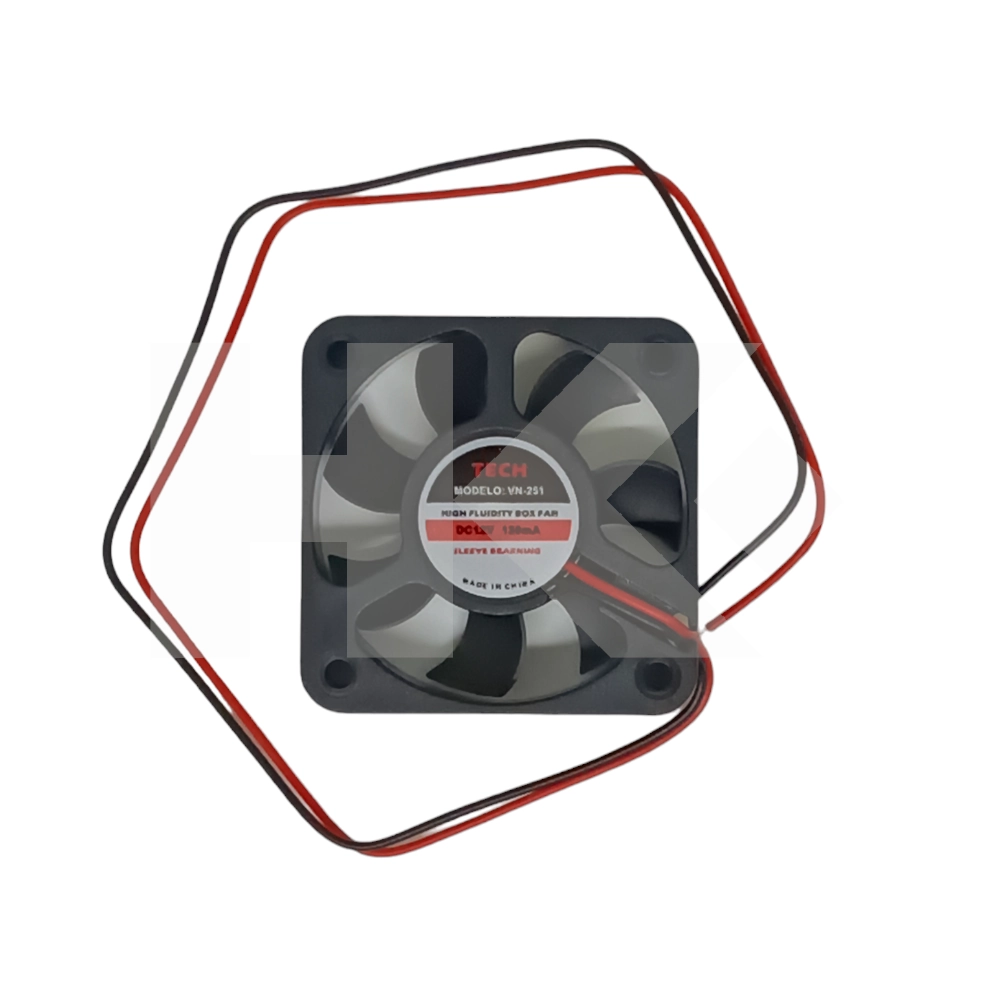 VENTILADOR 12VDC 50X50X10MM. 120MA 3500RPM