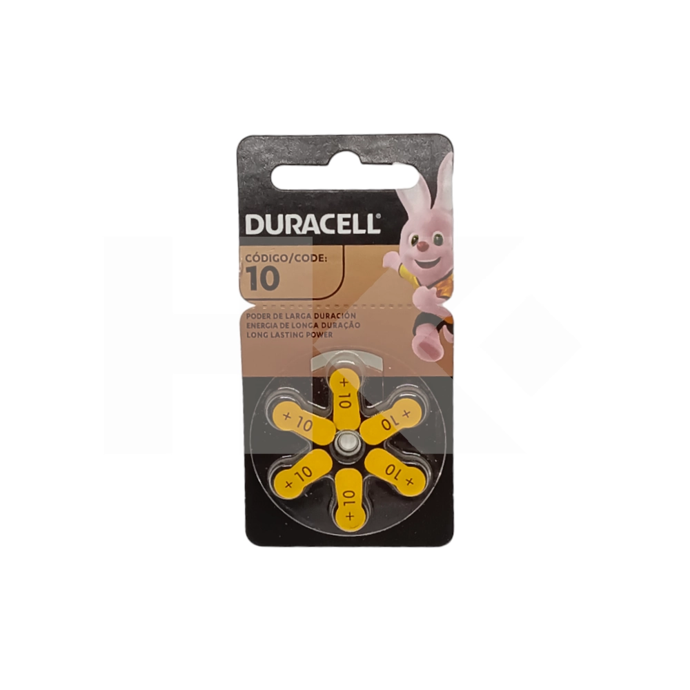 PILA D10 AUDITIVA X 6 DURACELL